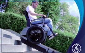 ساخت صندلی چرخ دار با قابلیت حرکت در پلکان