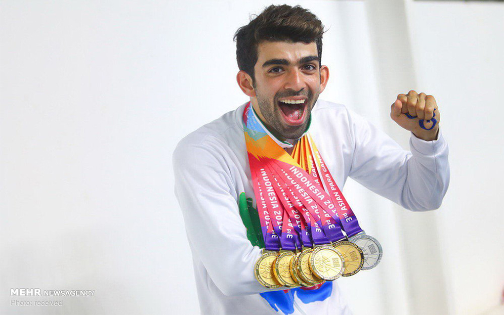 طلایی ترین عضو کاروان ایران در بازی های پاراآسیایی ۲۰۱۸